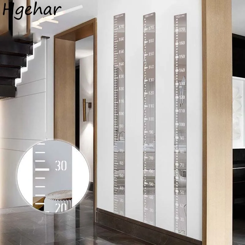 Kid Height Ruler Wall Sticker | Height Measure Wall Stickers - Mirror ...