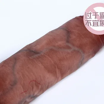 Real Skin Dildo Double Layer Penis Female Masturbators Sex Toys Sexy Shop Vagina Orgasm Tool Suction Cup Silicone Dick Seks Pene 5