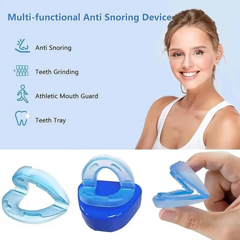 Anti Snoring Mouthpiece Reusable Snore Device Stopper Reduce Snoring Aid Snore Solution For Comfort Easy Breathing