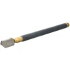 Glass Cutting Antislip Carbide Metal Tools  TC-17 Oil Glass Cutter Metal Handle Diamond Straight Head Cutting Tool 3