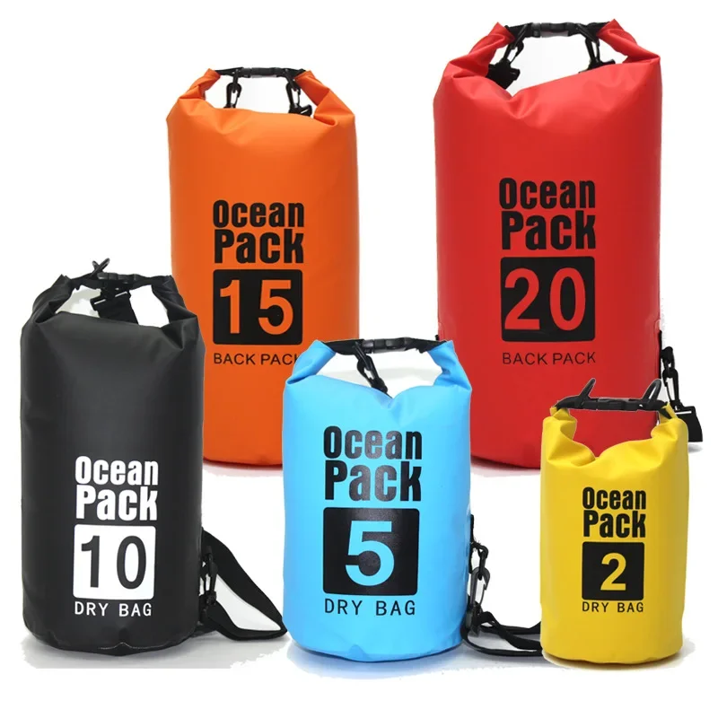Versatile PVC Outdoor Waterproof Dry Bag for Water Sports and Travel