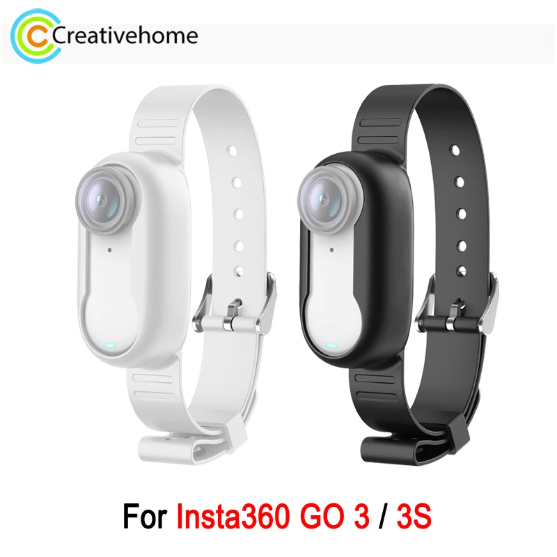 PULUZ Wristband Mount For Insta360 GO 3 / GO 3S Sports Camera Washable Silicone Case Wristband Strap Extension Mount
