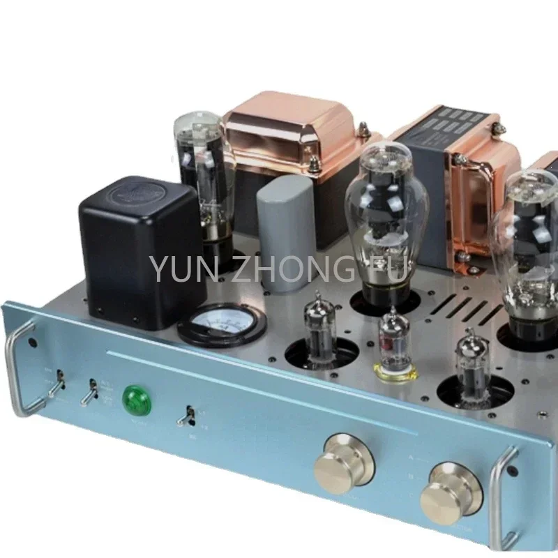 

Электронный трубчатый усилитель класса А, односторонний, 5U3C * 1, 300B * 2, ECC82 * 1, 12BH7*2, новейший 8 Вт * 2 CNC 300B