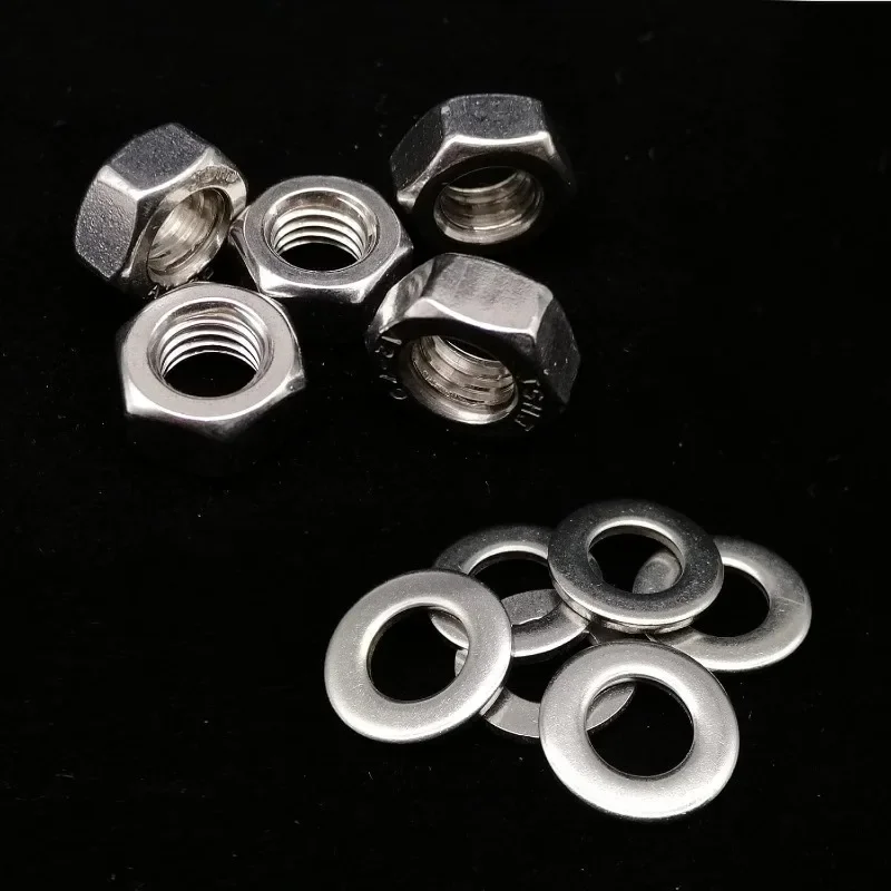 Metric Machine Screw M1.6 M2 M2.5 M3 M4 M5 304 Stainless Steel Hexagon Hex Socket Cap Head Screw Bolt Nut Set 1140pcs Assortment