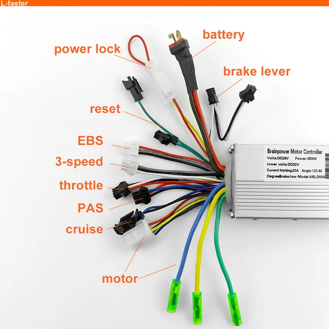 100G smart pedelec DIY 250w 24v 36v brushless rear hub motor ebike