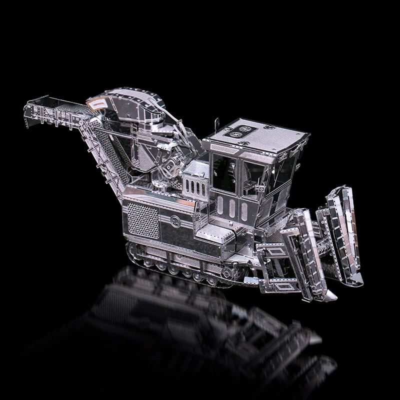 

Художественная модель MU 3D металлический пазл сельскохозяйственная техника комбайн для уборки сахарного тростника наборы моделей DIY Лазерная вырезка сборка головоломки игрушки подарок