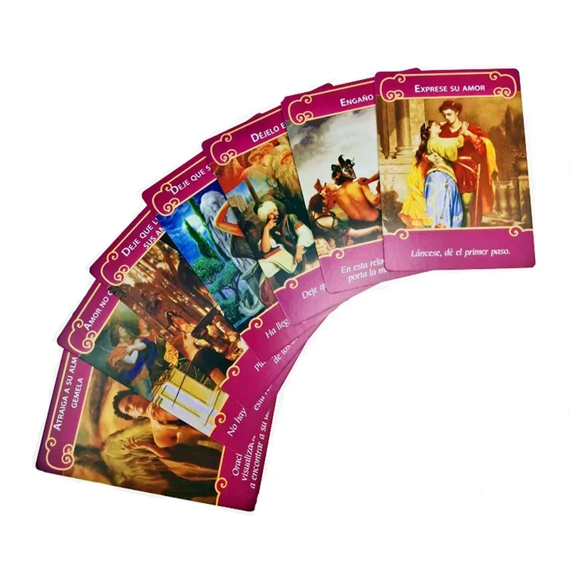 Love oracle cards mazzo dei tarocchi versione inglese divinazione giochi da tavolo dei tarocchi per l'intrattenimento domestico della famiglia che gioca oggetti di scena  26