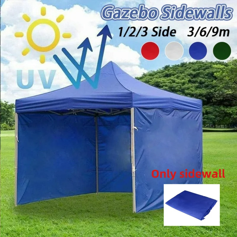 Canopy Tent Sidewall Waterproof Oxford Cloth for BBQ Outdoor Folding Sidewall Without Frame and Top Cover shade cloth,waterproof tarps,rainproof cloth