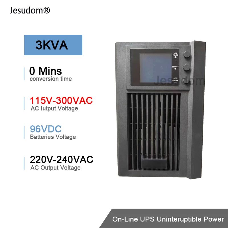 3kva Online Ups Uninterruptible Power Batteries Voltage 96vdc