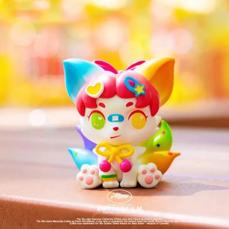 

Модные игрушки Baby Fox Nine Tailed Little Fox Series, настольные декоративные игрушки для офиса, подарки для девочек, милые игрушки ручной работы