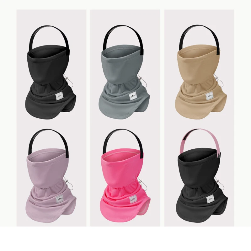 Winter Ski Mask Women Outdoor Sports Mountaineering Snowboarding Ski Bibs Men Warm Thick Plush Windproof Cold Proof Riding Mask