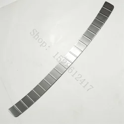 Stainless Steel Car Door Rear Bumper Protector Sill Trunk Tread Plate Trim Accessory (Silver)