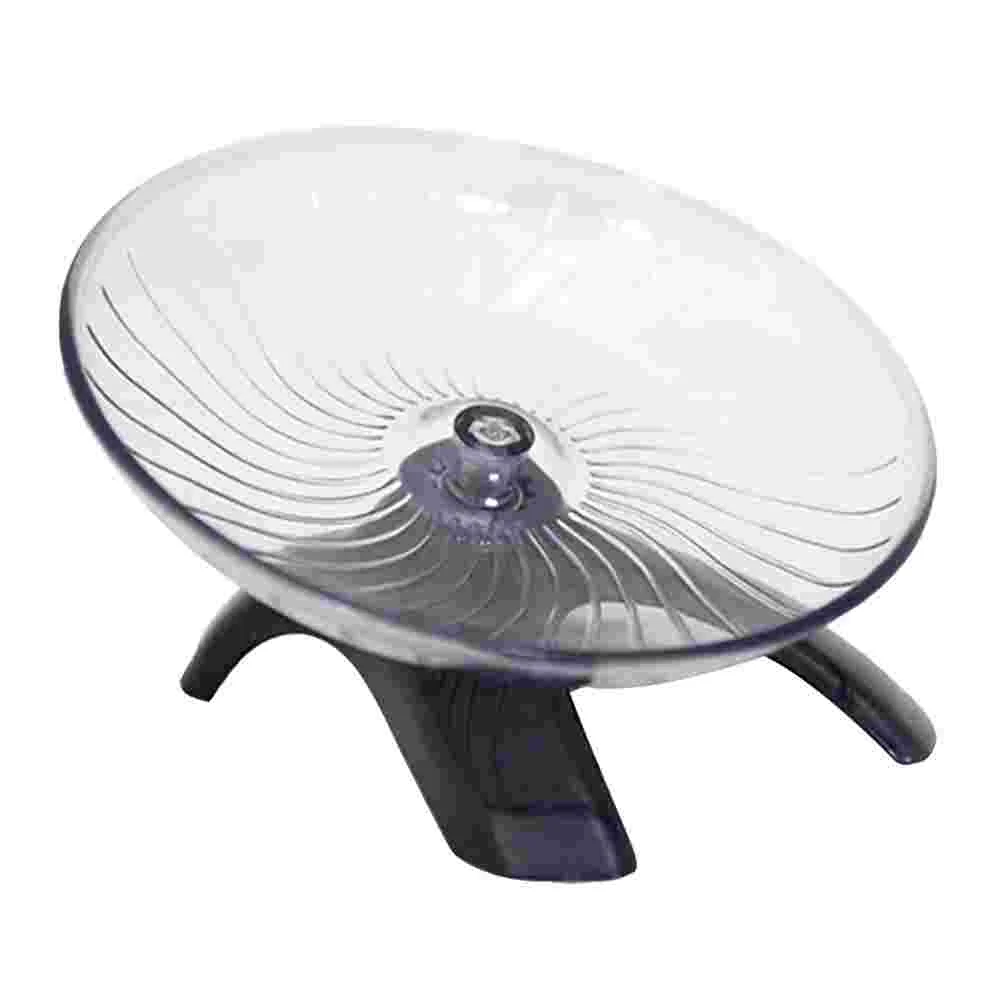 

Hamster Flying Saucer Mute Running Toys Wheel Pet Bearing Plaything Supplies Exercising Disk Chinchilla