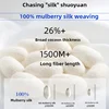 22 Momme 100% Natural Mulberry Silk Pillowcase for Hair and Skin Super Soft and Cooling。Envelope Closure 51x66CM 3