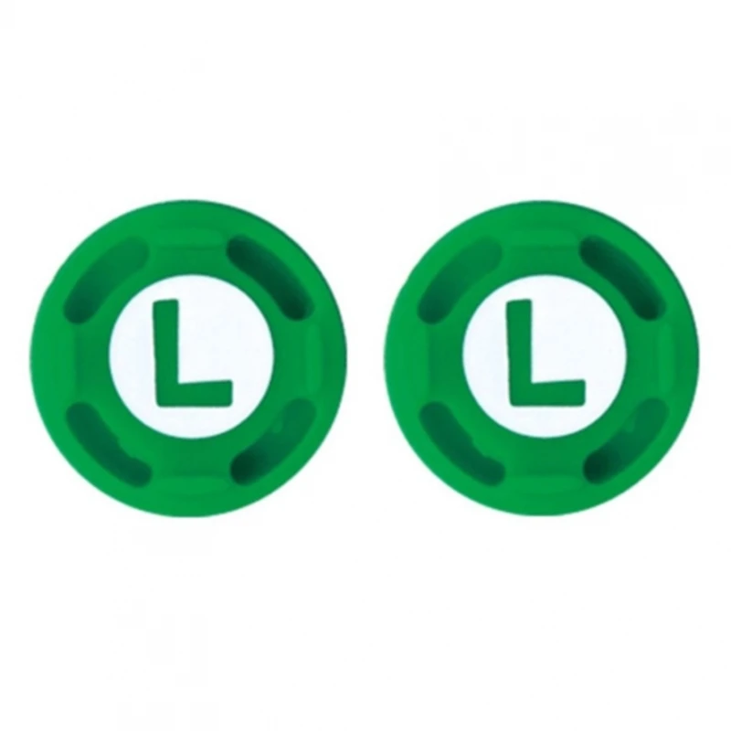 Impugnature Joystick Per Nintendo Switch, Lite, Gomma Protettiva, L Of Green Luigi # Nintendo Switch (Hac-001, Hac-001(-01)) # Nintendo Switch Lite (H