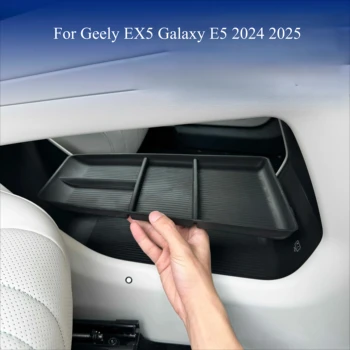 Center Console Lower Layer Storage Box TPE Control Organizer Tray For Geely EX5 Galaxy E5 2024 2025 Car Tidying Accessories 1