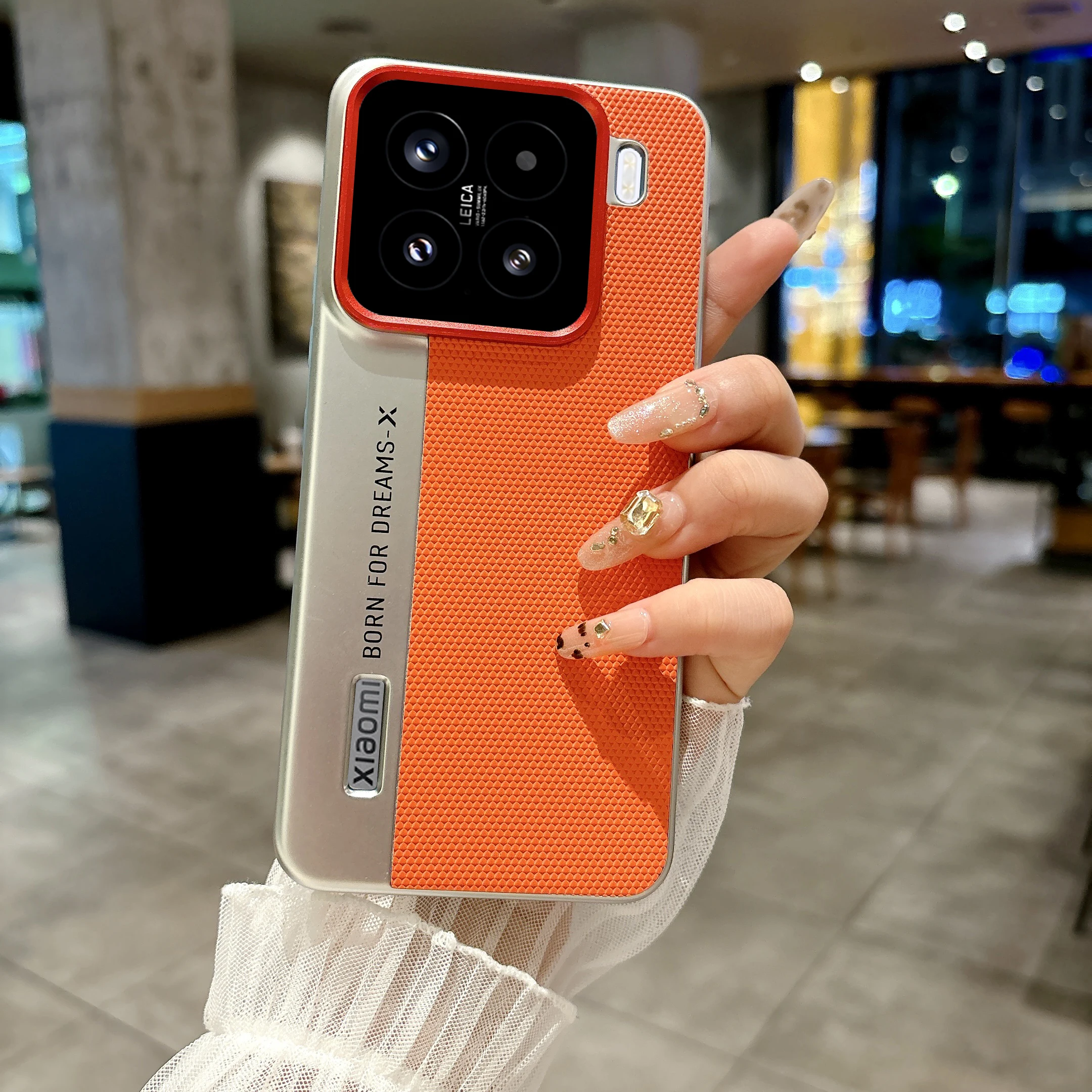 Xiaomi Leather Dual-Tone Anti-Drop & Anti-Fingerprint Phone Case