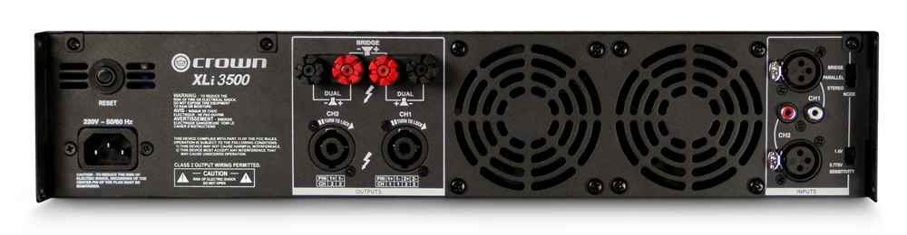 XLi 3500 Power Amplifier – Professional Audio DJ Equipment for Line Array Speakers Subwoofer Speakers Stage Wedding KTV Home