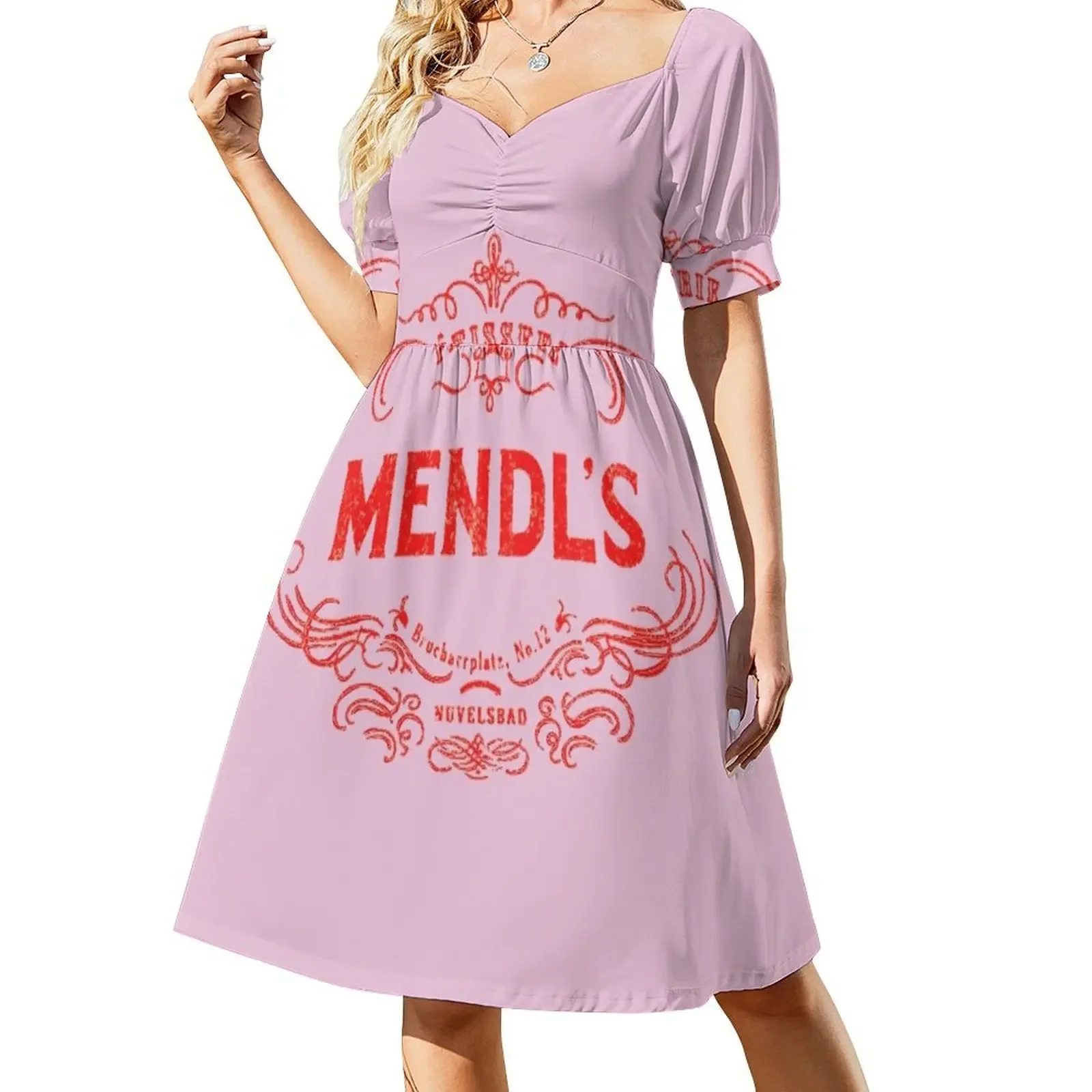 Mendl's Patisserie vestido sin mangas vestidos de mujer para mujer vestido de invitado de boda de moda para mujer vestido