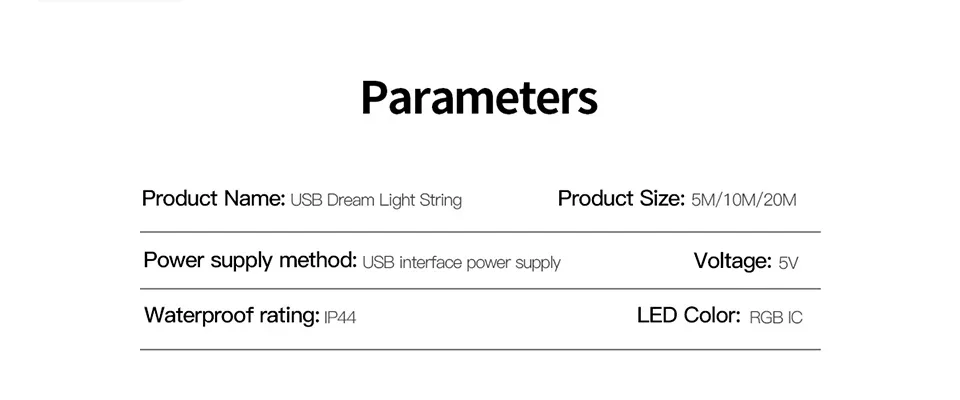 Description Picture 3 of item5M/10M/20M RGBIC LED Smart Fairy Lights Bluetooth APP Control String Light DIY for Christmas Party Wedding Home Decoration