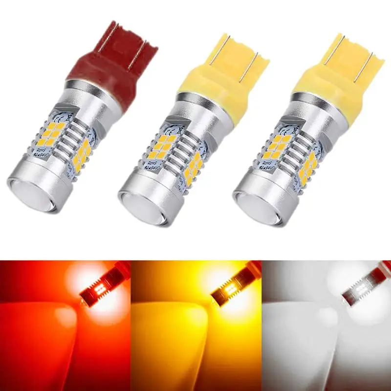 

T20 1050LM 21W 7440 7443 21 LED Bulb Car Turn Signal Lights Bulbs 1050LM Replacement For Tail Blinker/Turn