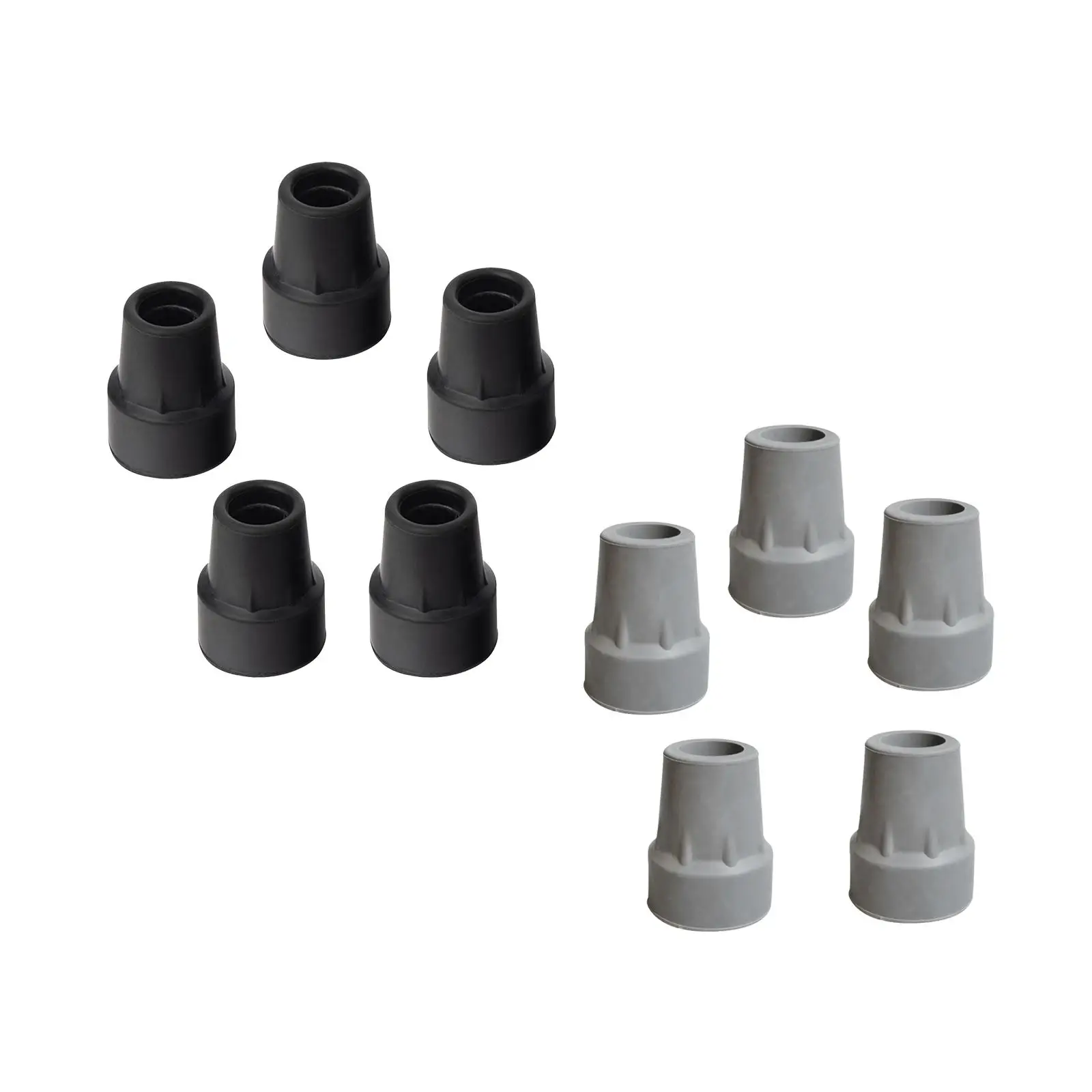 Description Picture 3 of item5Pcs Crutch Tips High Performance Protectors Cover Walking Stick Rubber Tips,Walking Aid Tip Accessories Attachments