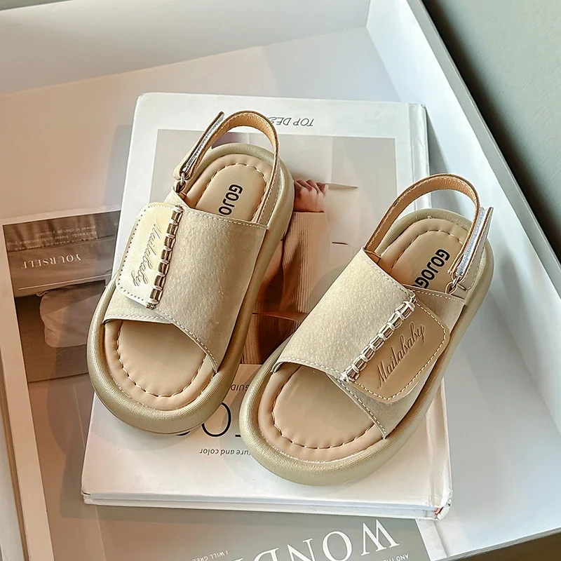 Kids Summer Beach Sandals Soft Non Slip Outdoor Shoes