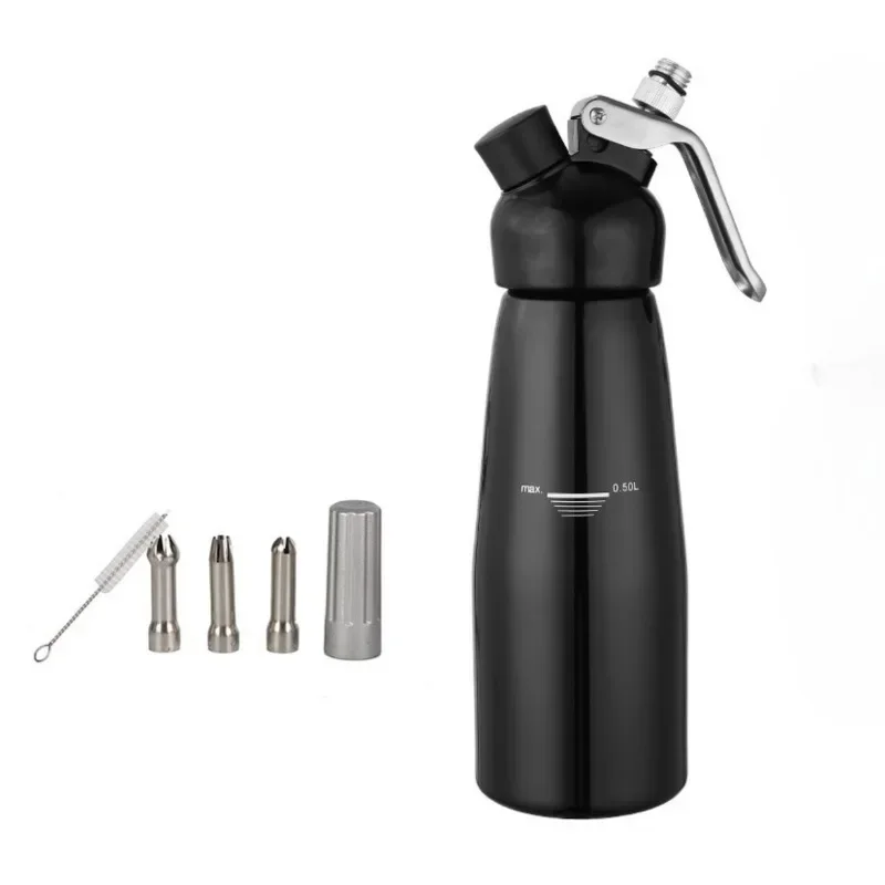Cream Foam Gun 500ML aluminum alloy cream mixer cake decorating gun siphon dessert tool coffee baking cake decorating decoration tool