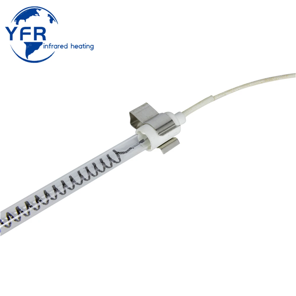 500mm 600mm 600w 1000w 2000w 3000w 220v 230V infrared Quartz heating Element Heater Parts lamp carbon Heat Lamp for Heating