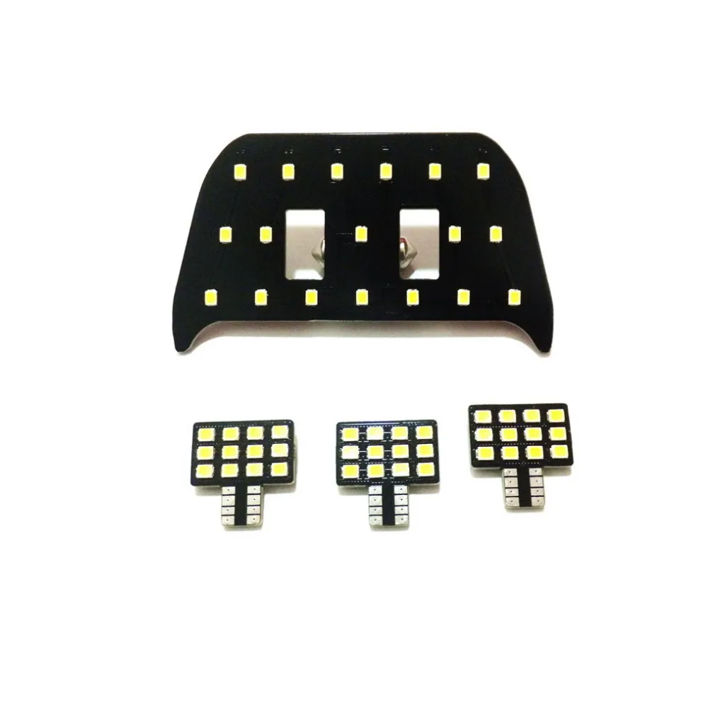 

Автомобильные светодиодные лампы July King 6000K, белые, для внутреннего освещения, для Mitsubishi Pajero Sport Montero Sport, 2835 SMD 54 светодиода, 4 шт.