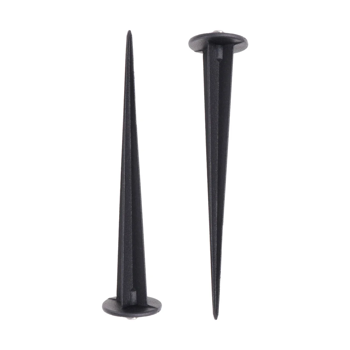 

2PCS Lawn Lamp Ground Spikes Aluminum Solar Lights Ground Stake Replacement for Garden Lights Pathway Markers
