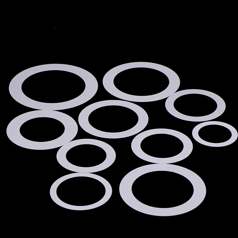 1Pcs LED Spotlight Downlight O Rings White Lampshade Ring Adapter Concealed Spacers Shims Washers Light Stand Extension Gaskets lamp holder lamp bulb holder lamp base lamp socket adapter lamp socket extender diy lighting accessories