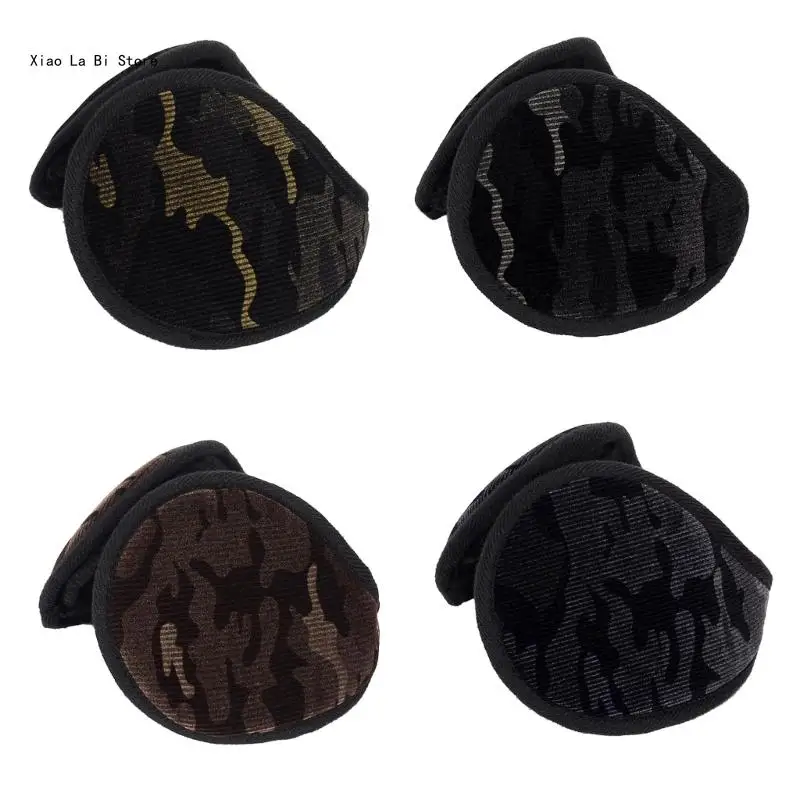 

Men Fashionable Simple Plush Ear Muffs for Riding Skiing Keep Warm Outdoor XXFD
