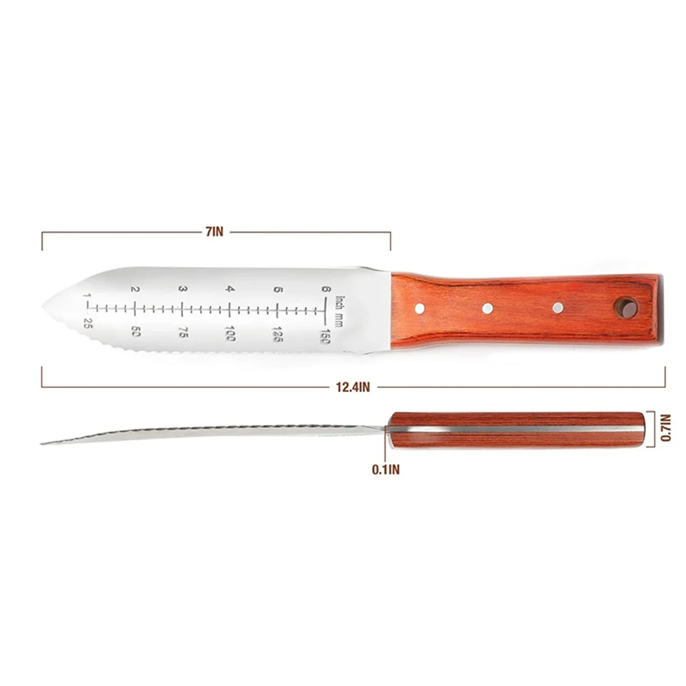 Professional Steel Gardening Shovel Gardener-Digging Tool Multifunction Garden Cutter With Leather Sheath Gardening Tools