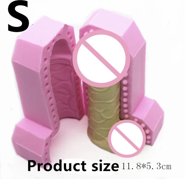 The penis silicone mold / dick mold for cake / hand made soap and crafts -  Silicone Molds Wholesale & Retail - Fondant, Soap, Candy, DIY Cake Molds