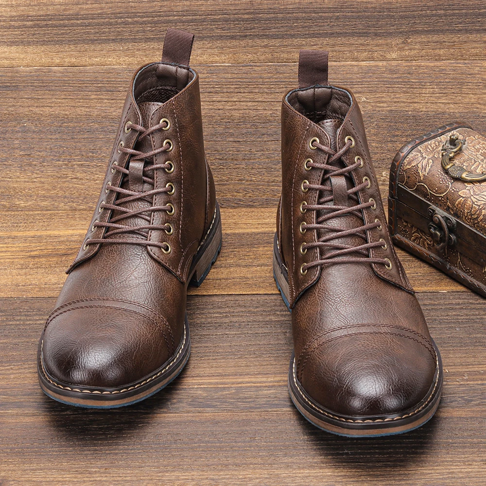 Classic Style Boots Men Brand Handmade Comfortable Fashion