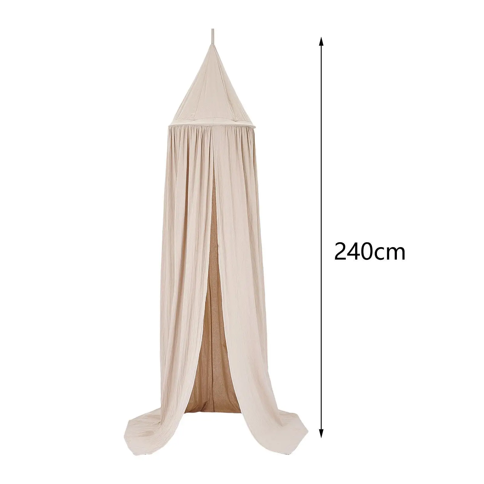 Kids Bed Canopy Round for Kids Baby Crib Hanging Decoration Indoor Outdoor Castle Play Tent for Room Decor Nursery Room Bedding