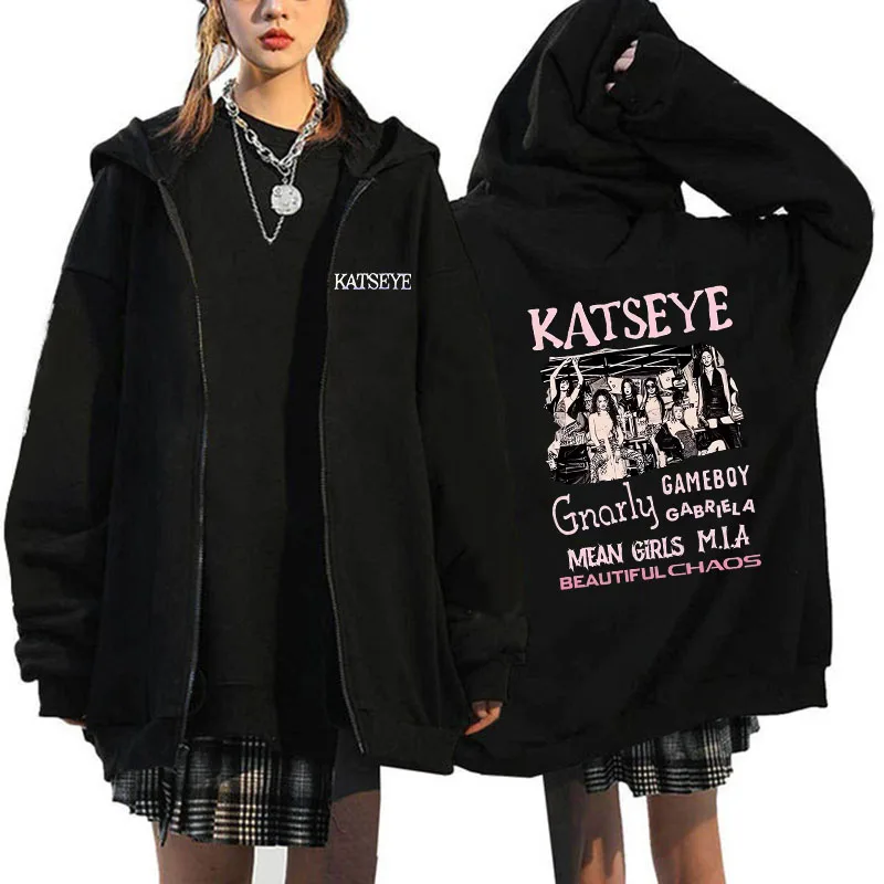 Funny Print Zip-Up Hoodies
