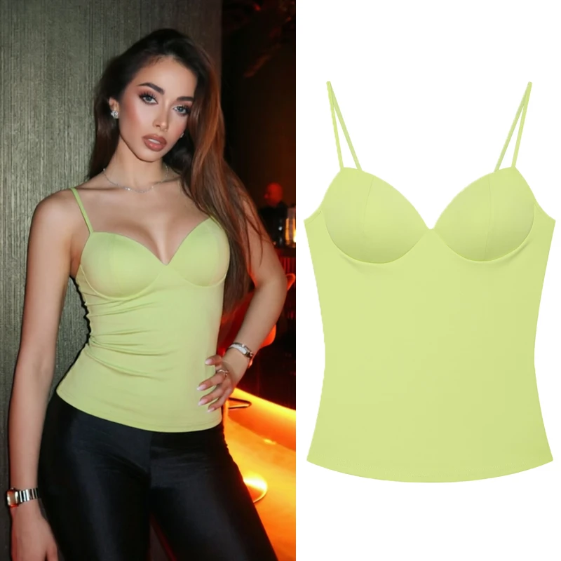 Corset Ladies Halter Tops For Woman Elegant Female Camis