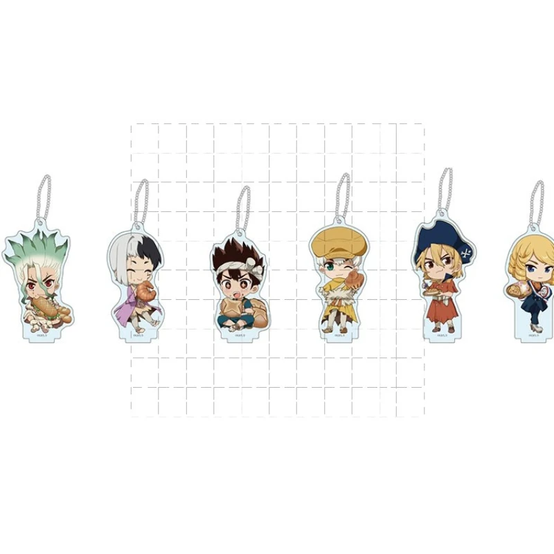 

Игрушка для косплея Nanami Ryusui Hyoga Kuromu Ukyo Ishigami Senku Asagiri, акриловая мини-фигурка из аниме, игрушка для подарка