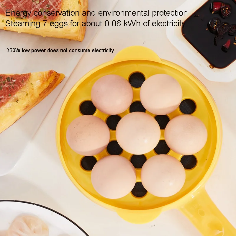 Mini Electric Frying Pan Non-Stick Omelette Dorm Pancake Plug-In Fried Egg Ham Steak Flat Cooker For Breakfast Fast Food