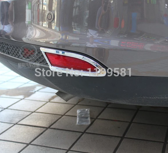 

For Ford Focus 2012 2013 2014 sedan ABS Chrome Rear Fog Light cover trim Car Accessories Stickers W4
