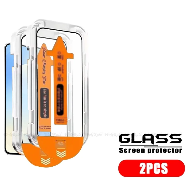 Premium 9H Tempered Glass Screen Protector - Easy Installation, Dust-Free (1-4 Pack)