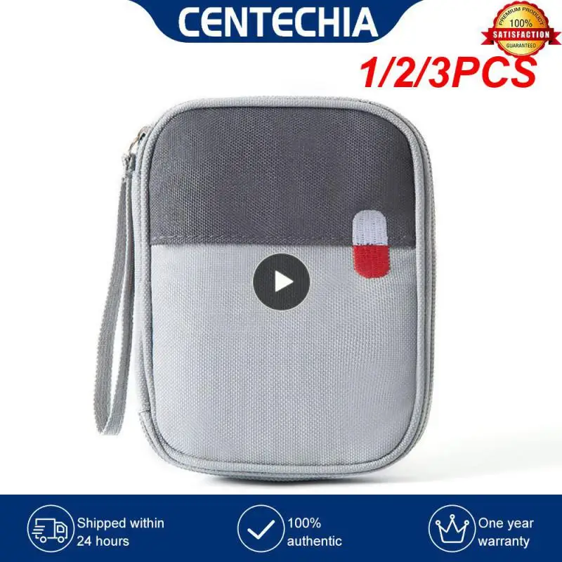 

1/2/3PCS Mini Portable Storage Bag Empty Travel First Aid Kit Bags Organizer Outdoor Emergency Survival Bag