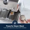 Machine with Cold Brew, Commercial-style Steam Wand for Latte, Cappuccino, Built-in Grinder, EC9555M 4