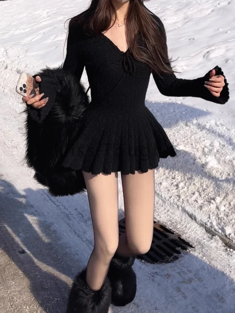 ワンピース JGHAENGNAE KISHIMEN FUR MINI DRESS ワンピース JGHAENGNAE KISHIMEN FUR MINI DRESS ワンピース