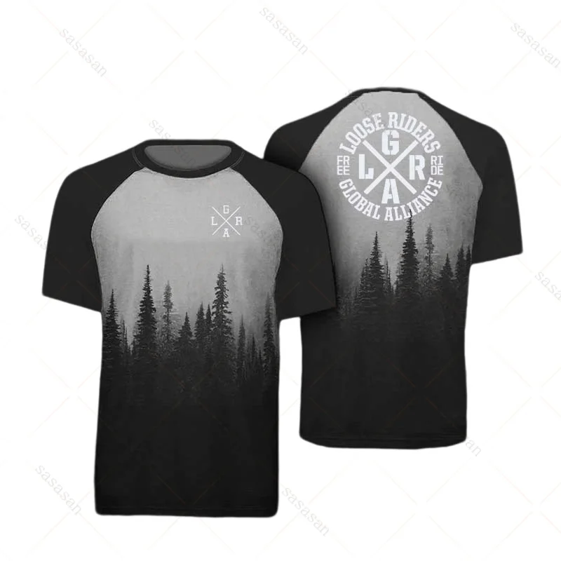 Off-Road Mountain Bike Maglia A Maniche Corte Bmx Mtb Bike Maglia Traspirante Dh Moto Endurance Race Downhill Jersey