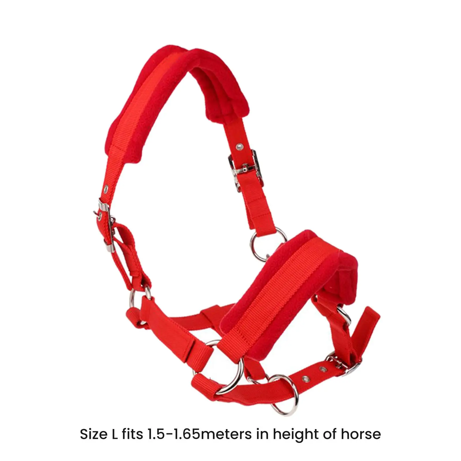Horse Halter Bridle Rein Detachable Head Collar Strap Stable Protective 6