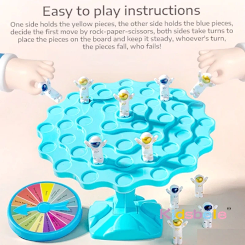 Elephant Balance Game Astronaut Counting Toy Balanced Tree Funny Floor Family Board Games Party Togerther Gifts For Children 2