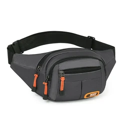 Versatile Unisex Waist Bag - Multifunctional, Large Capacity, Water - Resistant, Durable for Everyday and Work Use (GRAY)